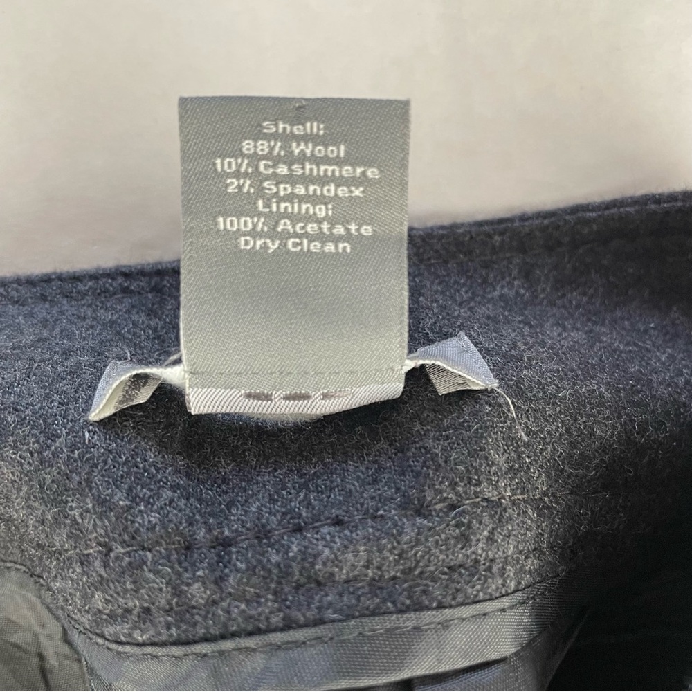 Ann Taylor Lindsay Wool Cashmere Pants Trousers Gray Size 2 Petite - Picture 8 of 13